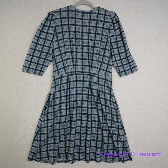 Hutch Pink And Green Plaid Dress, size L - Picture 12 of 16